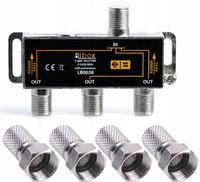 Rozdzielacz SPLITTER antenowy na 3 TV Rozgałęźnik