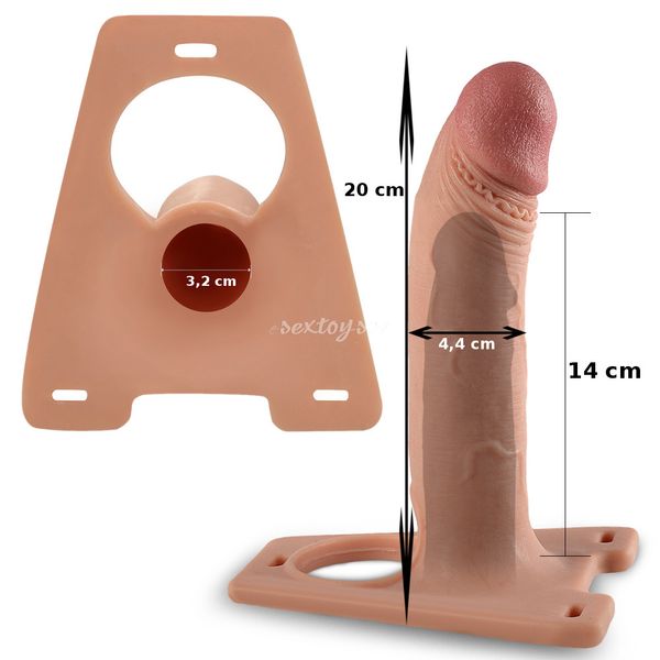 Penis Strap On, Pusta Proteza Penisa Strap-On zdjęcie 6