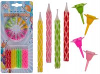 Świeczki Urodzinowe Tort Świeczka Zestaw 24szt.