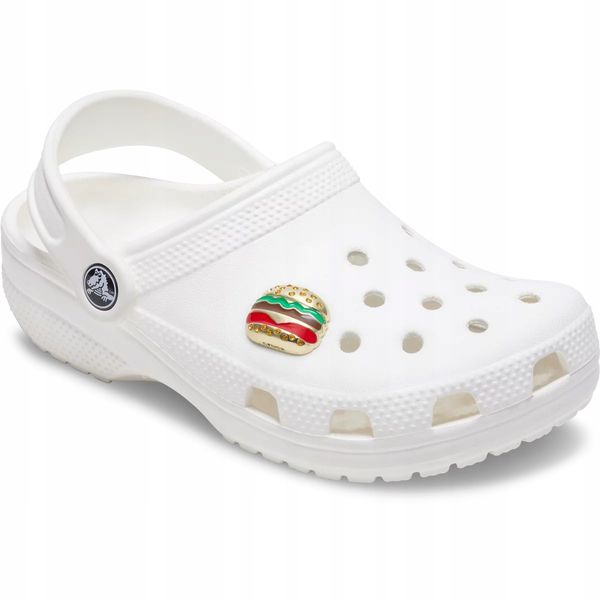 Crocs Przypinki Jibbitz Piny Do Butów Gold Burger zdjęcie 2