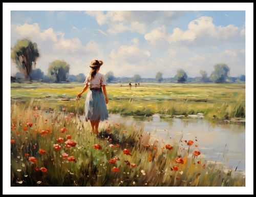 Plakat 100x75cm Wiejski Spokój na Arena.pl