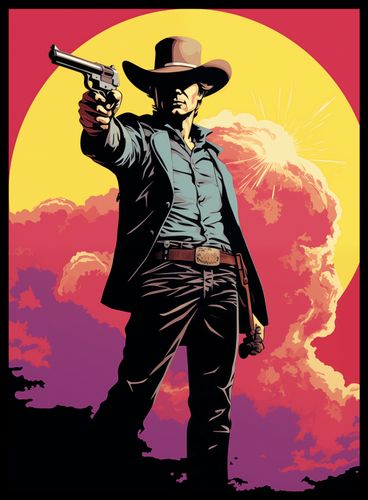 Plakat 40x55cm Strzelec z Epoki na Arena.pl