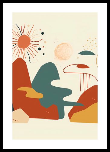 Plakat 61x90,5cm Kosmos Barw na Arena.pl