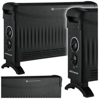VOLTENO KONWEKTOR BASIC 2000W Z NAWIEWEM 750W/1250W/2000W CZARNY