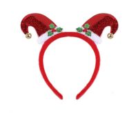 Opaska świąteczna czapeczki Mikołaja przebranie gadżet święta fotobudka