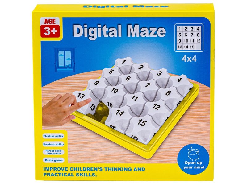 Gra Logiczna Edukacyjna Układanka Liczbowa DIGITAL MAZE zdjęcie 2