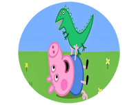 Opłatek na tort Świnka Peppa