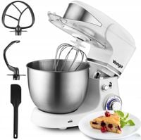 MOCNY MIKSER PLANETARNY 1000W DUŻA MISA 5L KUCHENNY ROBOT DO CIASTA