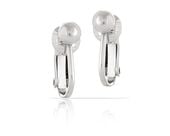 klipsy posrebrzane z kolekcji classic (e13561ag)