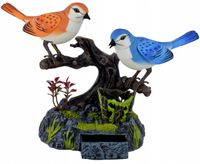 ŚPIEWAJĄCE PTASZKI ORGANIZER NA PRZYBORY DŁUGOPISY FIGURKA RUSZA SKRZYDŁAMI