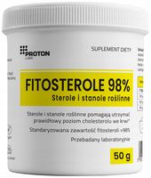 Proton Labs FITOSTEROLE 98% Sterole Stanole 70% Sitosterol 50g CHOLESTEROL