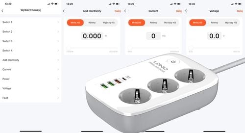 Listwa zasilająca SMART WiFi USB TUYA QC3.0 PD LED na Arena.pl