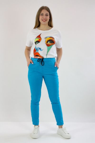 Spodnie gnieciuchy długie Arista Turkusowe UNI MAŁY zdjęcie 1