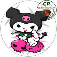 Opłatek na tort Kuromi