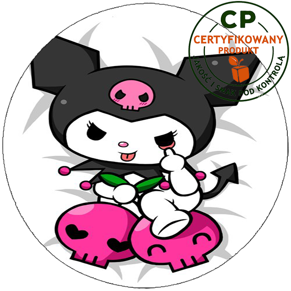 Opłatek na tort Kuromi zdjęcie 1