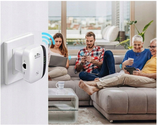 Repeater Wi-Fi wzmacniacz sygnału do 2500 sq.ft dla 45+ urządzeń na Arena.pl