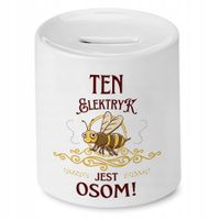 Skarbonka Dla Elektryka Idealny Imieniny Prezent Z Nadrukiem Ze Zdjęciem