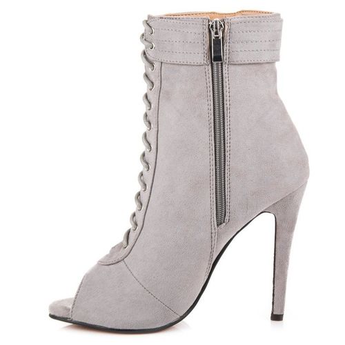 Wiązane botki open toe r.39 na Arena.pl