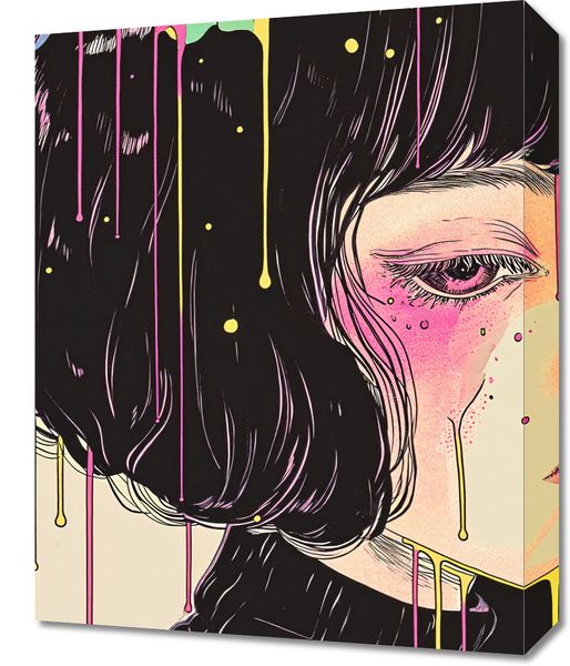 Obraz 40x50cm Strugi Kolorów zdjęcie 1