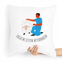 Poduszka Prezent Dla Weterynarza Zaufaj Mi Jestem Z Nadrukiem Ze Zdjęciem