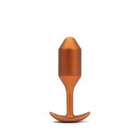 b-vibe snug plug 2 sunburst silikonowy model z obciążeniem 114g