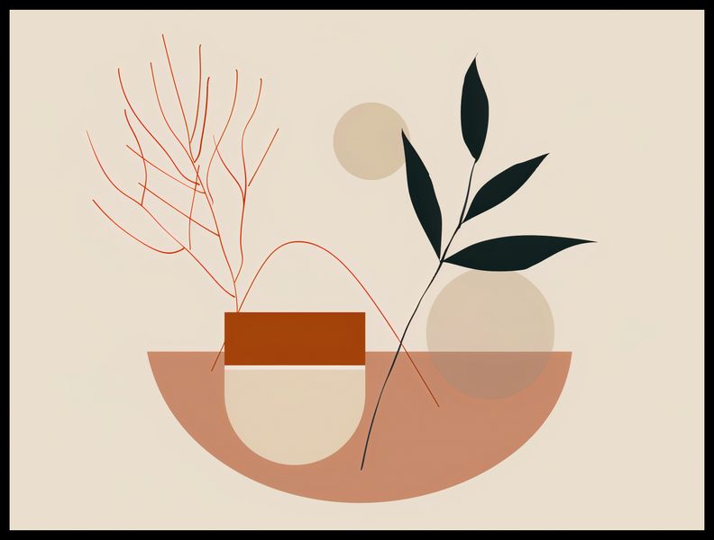 Plakat 80x60cm Botaniczna Przymiarka zdjęcie 2