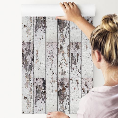 Tapeta Do Salonu DESKI w Stylu Vintage Retro 3D na Arena.pl