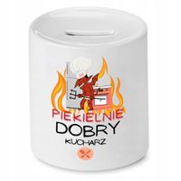 Skarbonka Dla Kucharza Piekielnie Dobry Prezent Z Nadrukiem Ze Zdjęciem