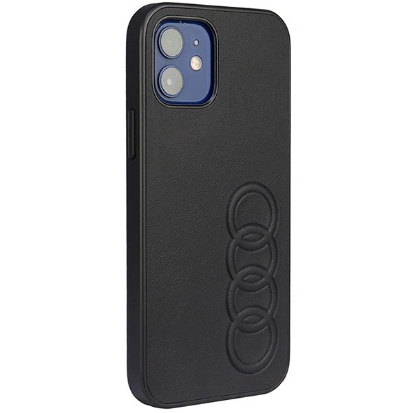 Etui Audi do iPhone 12, iPhone 12 Pro, Czarny zdjęcie 2