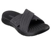 Skechers damskie Japonki GO WALK FLEX SANDAL IMPRESSED 141420 BKGY 40