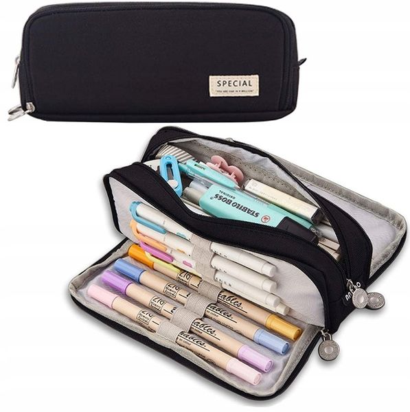 Piórnik Komorowy Saszetka Duża Kosmetyczka 3W1 zdjęcie 11