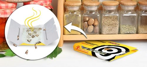 5X PUŁAPKA NA MOLE SPOŻYWCZE. SILNIE WABIĄCY LEP NA MOLE FEROTRAP na Arena.pl