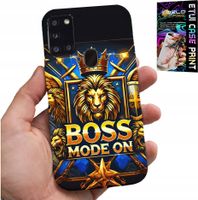 ETUI DO SAMSUNG GALAXY A21s - BOSS LEW Z KORONĄ NA TARCZY CASE + FOLIA
