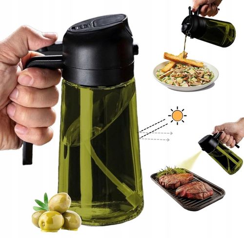 DOZOWNIK DO OLIWY OCTU OLEJU SPRYSKIWACZ NALEWAK TEKAN 470ML SZKLANY na Arena.pl