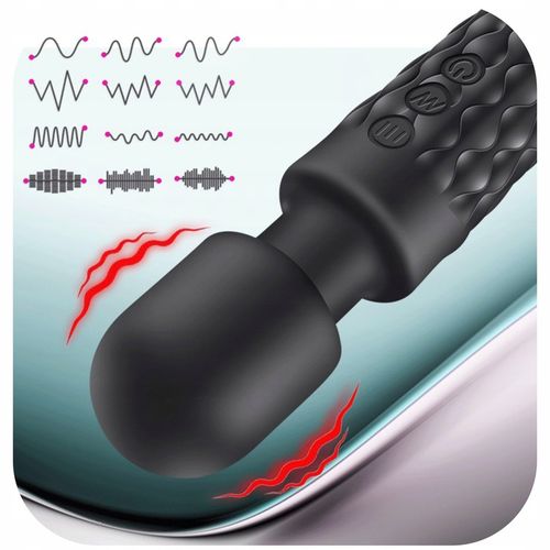 MASAŻER ŁECHTACZKI MOCNY WIBRATOR DO ORGAZMÓW MAGICZNA RÓŻDŻKA MAGIC WAND na Arena.pl