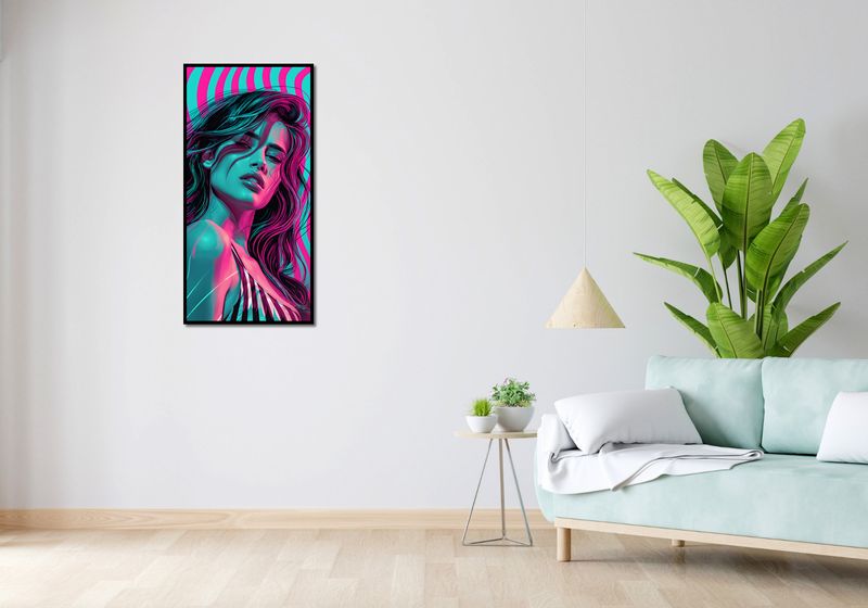 Plakat 50x100cm Neonowy Wzrok zdjęcie 4