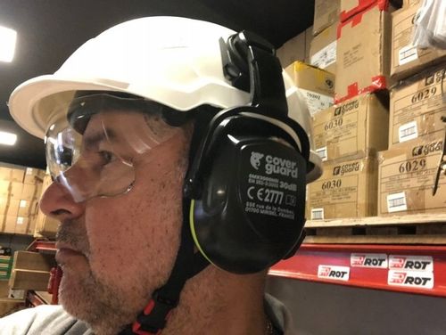 Nauszniki Słuchawki Ochronne Przeciwhałasowe Nahełmowe Coverguard MAX300 na Arena.pl