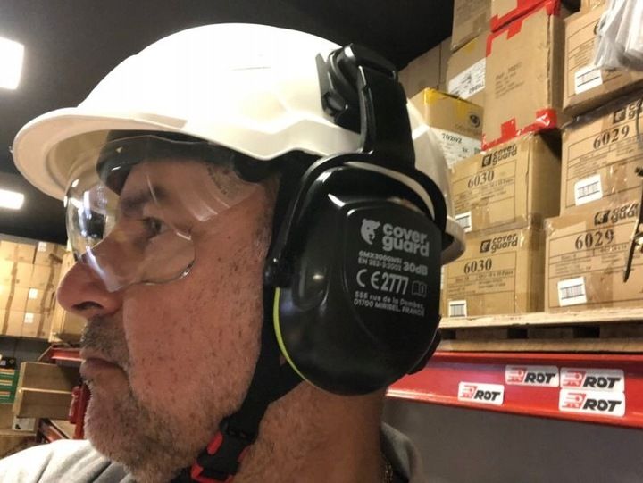 Nauszniki Słuchawki Ochronne Przeciwhałasowe Nahełmowe Coverguard MAX300 zdjęcie 3