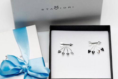 Srebrne kolczyki Staviori na Arena.pl