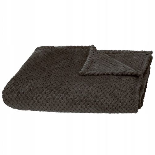 GRUBY KOC CIEPŁY NARZUTA DWUSTRONNA NA ŁÓŻKO KANAPĘ 220x200 cm PLED MIĘKKI na Arena.pl