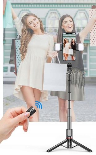 FEEGAR KIJEK SELFIE STICK TRIPOD BLUETOOTH STATYW PREZENT na Arena.pl