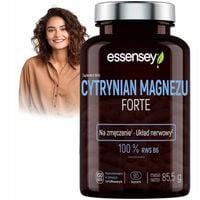 Magnez Cytrynian FORTE +B6 100% Prosty Czysty Skład Doskonała Wchłanialność