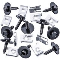 10X ZESTAW BLASZEK WKRĘTÓW 4.8 MONTAŻOWYCH BMW 3 E46 E90 5 E39 E60 E63