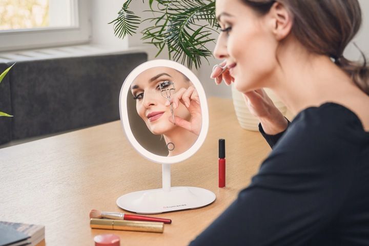 Lusterko do makijażu Humanas HS-ML03 LED aku zdjęcie 6