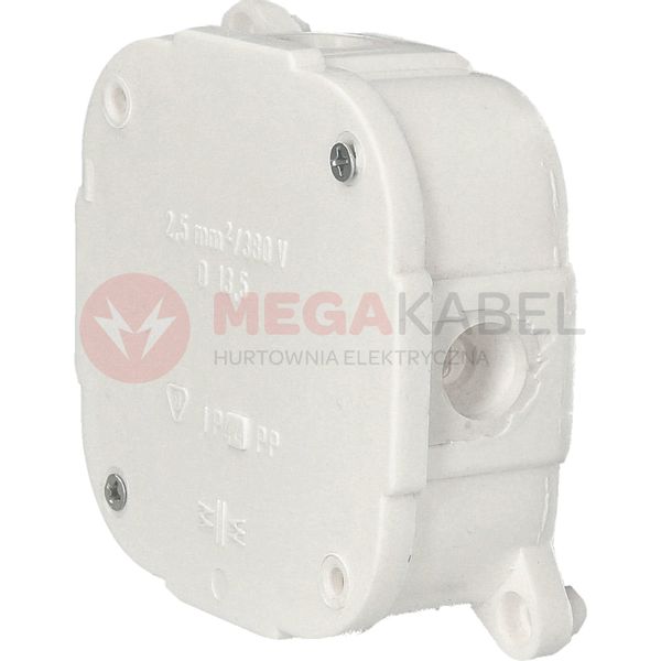 Puszka biała pusta IP44 PP 80x80x30 074-01 ViPlast zdjęcie 2