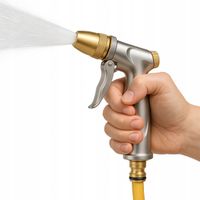 Mosiężny pistolet zraszający do ogrodu końcówka do węża mocny strumień wody