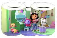 Skarbonka Ceramiczna Koci Domek Gabi