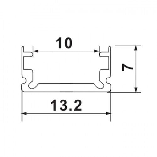 PROFIL LED SLIM 10MM ALUMINIUM TWORZYWO SZTUCZNE 1000MM na Arena.pl