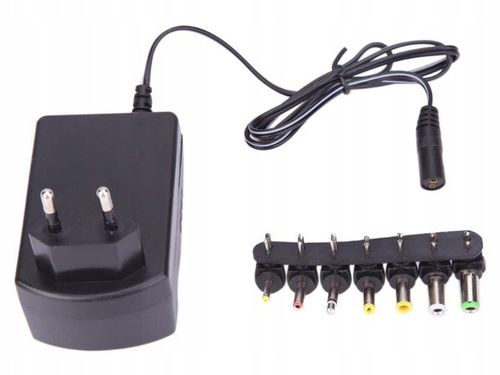 ZASILACZ UNIWERSALNY REGULOWANY 30W ŁADOWARKA 3V - 12V 7 KOŃCÓWEK na Arena.pl