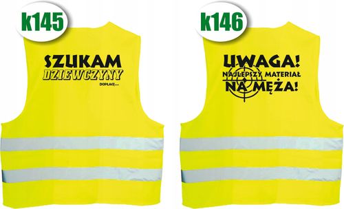 KAMIZELKA ODBLASKOWA nadruk HAKOWY na Arena.pl